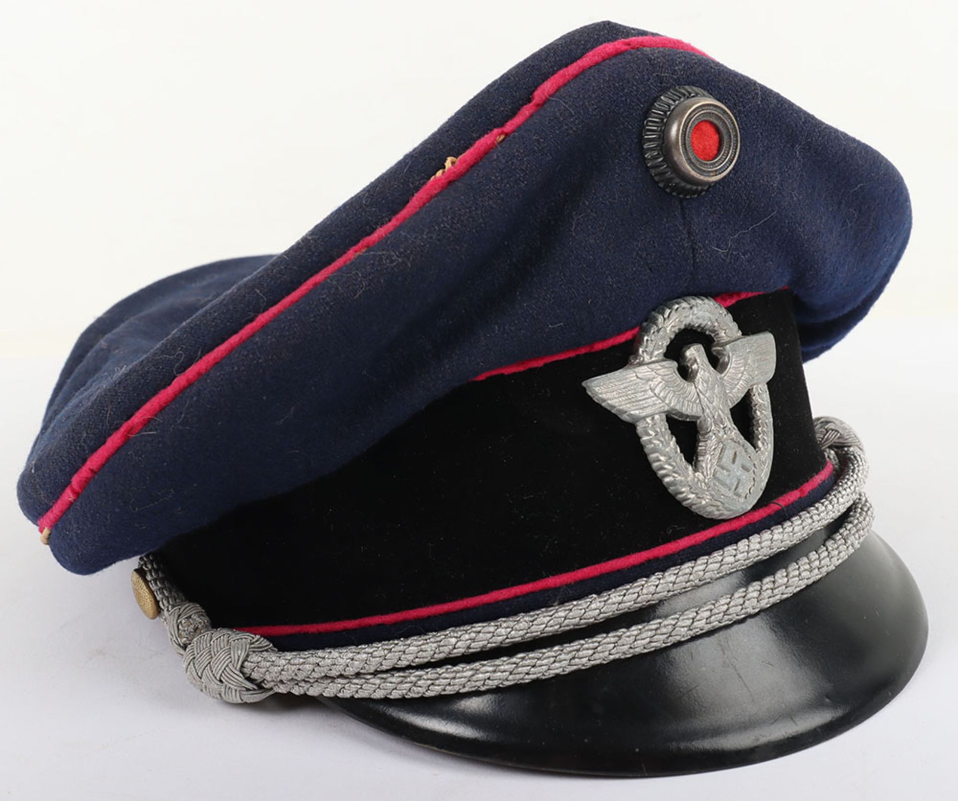 Third Reich Fire Police Peaked Cap - Bild 6 aus 11