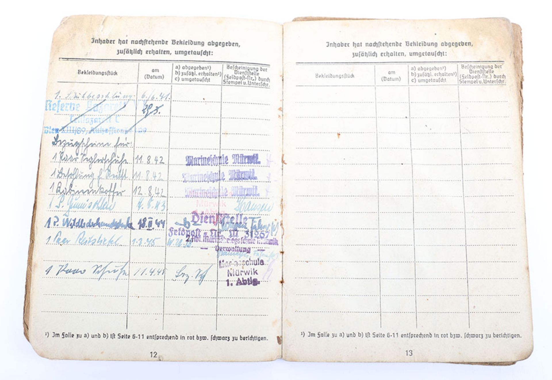 WW2 German Kriegsmarine Officers Awards, Insignia and Paperwork Grouping of Kapitanleutnant Otto Sey - Bild 11 aus 56