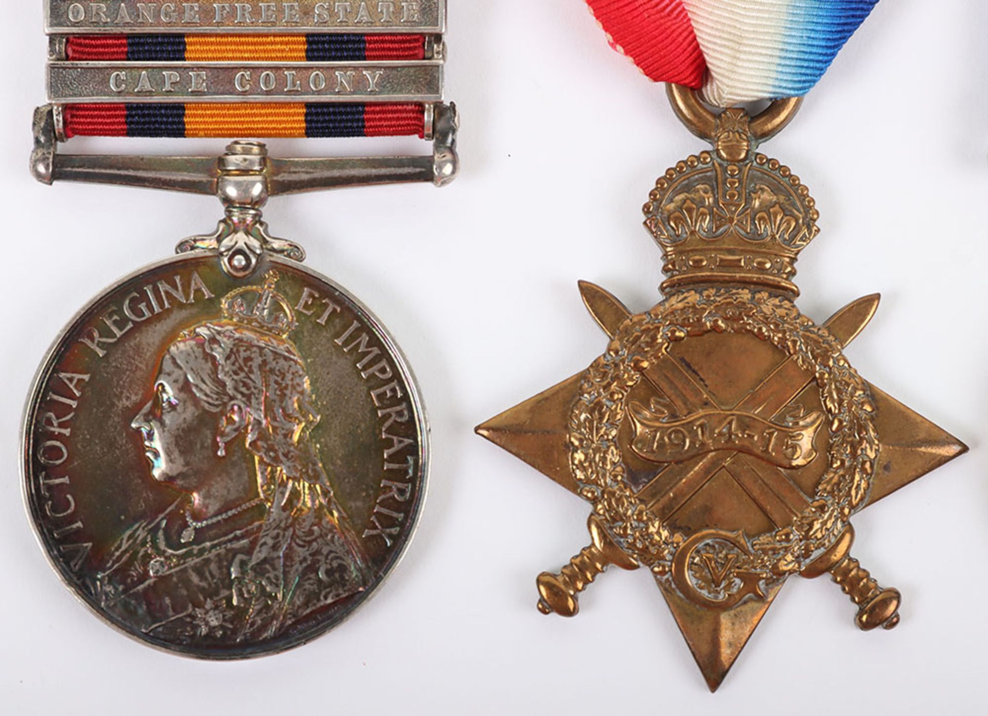 An Interesting Three Monarch Territorial Long Service Medal Group of Five to a Soldier Who Served in - Image 2 of 13