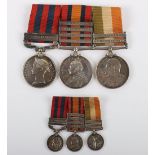 Victorian Medal Group of Three Awarded to an Officer in the Leicestershire Regiment Who Was Twice Me