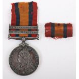 Queens South Africa Medal to the 4th Battalion Durham Light Infantry,