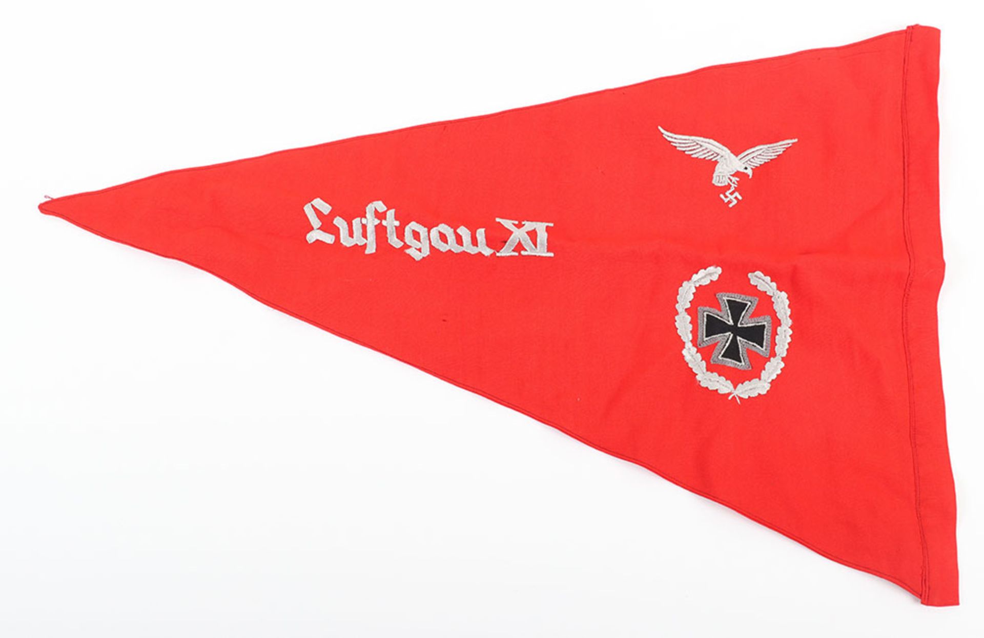 Scarce Luftwaffe Flak Award Pennant for Shooting Down Allied Aircraft