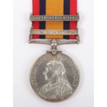 Queens South Africa Medal to a Gunner in the Durham Royal Garrison Artillery Militia