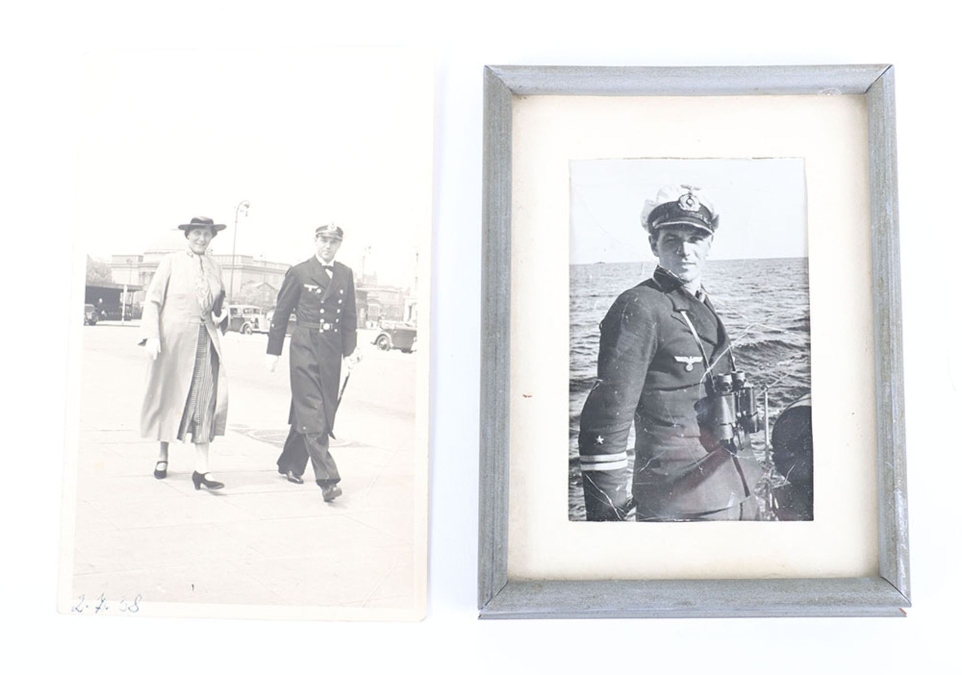 WW2 German Kriegsmarine Officers Awards, Insignia and Paperwork Grouping of Kapitanleutnant Otto Sey - Bild 35 aus 56