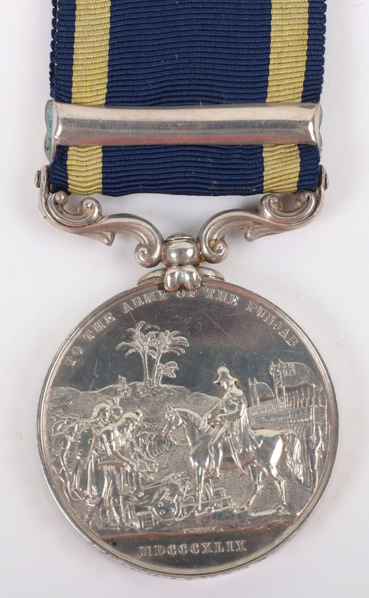 Fine Punjab Medal 1848-49 Awarded to a Captain in the 49th Bengal Native Infantry - Bild 2 aus 7