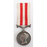 A Scarce 24th Foot Indian Mutiny Medal to an NCO Who Was Wounded in Action at the Battle of Jhelum,