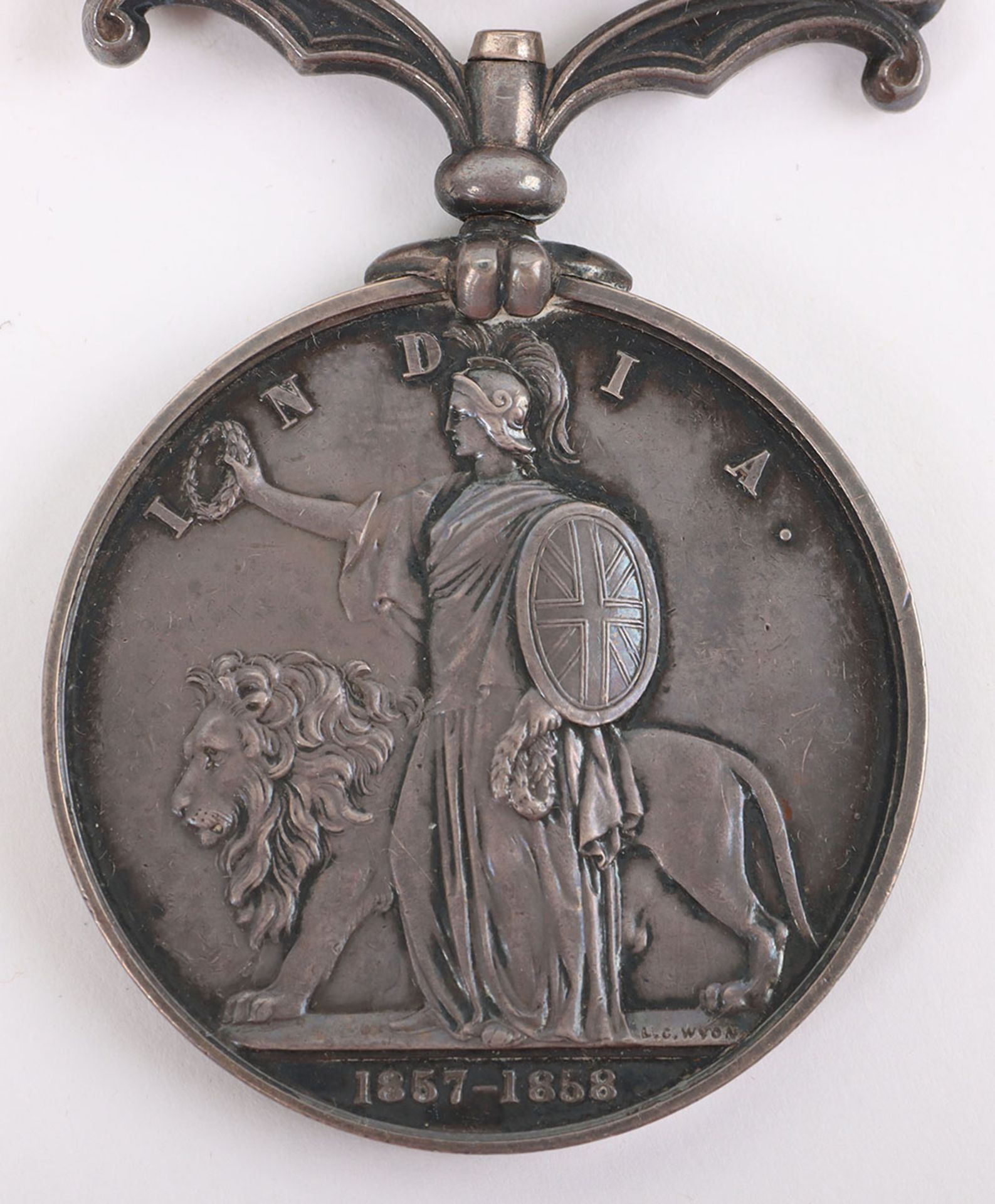 A Fine Indian Mutiny Medal to an Ensign in the 43rd (Monmouthshire) Light Infantry - Bild 8 aus 10