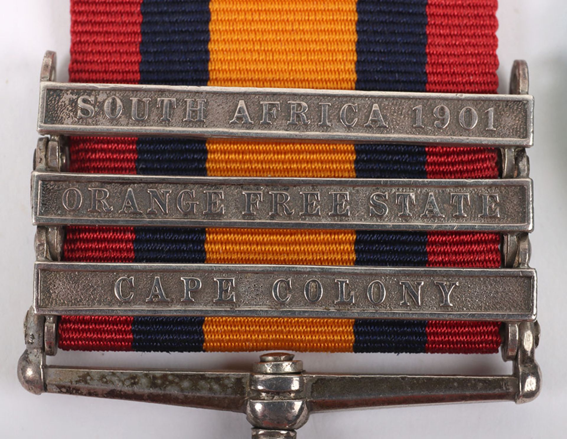 Boer War and Militia Long Service Pair of Medals Durham Light Infantry - Bild 5 aus 8