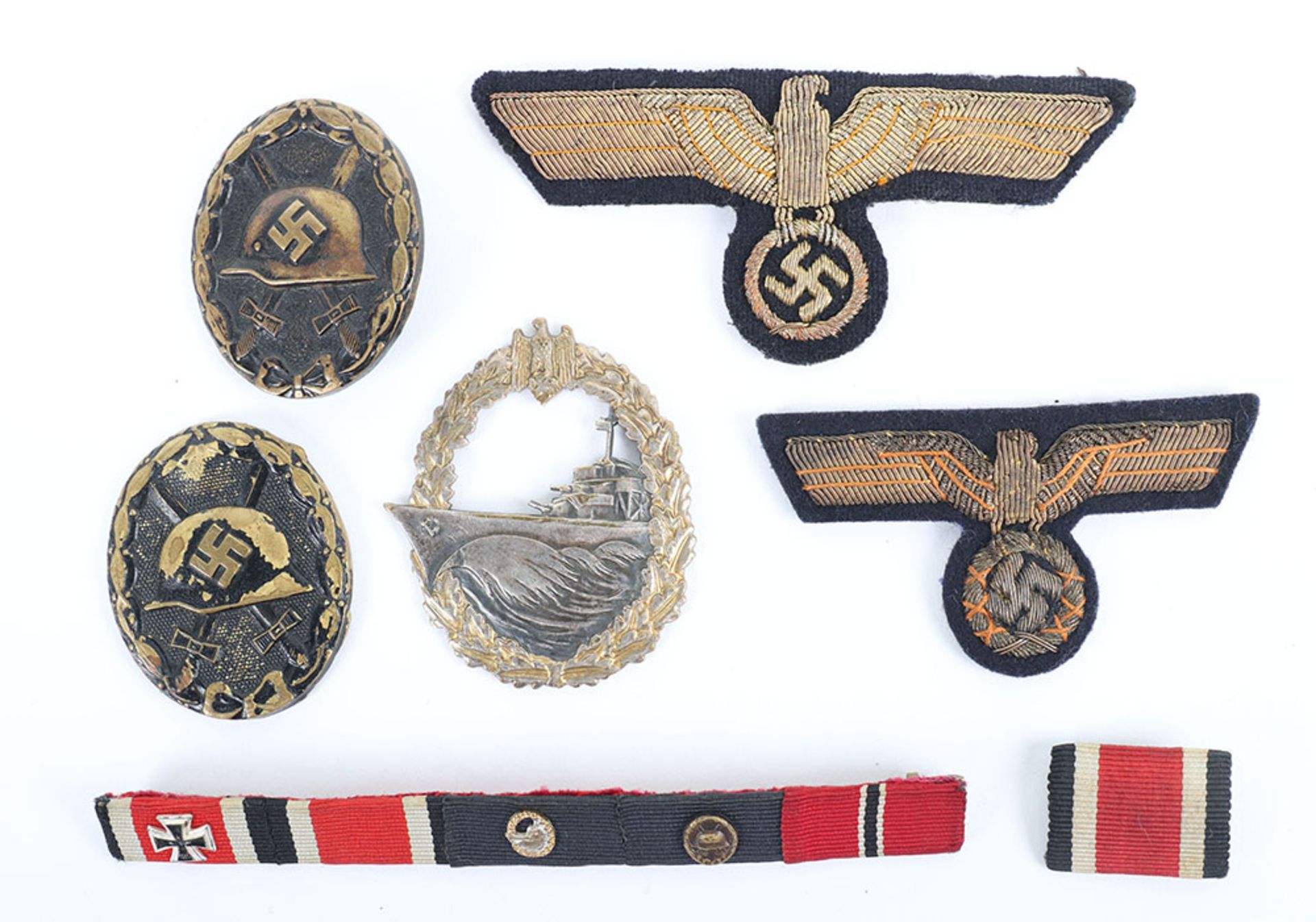 WW2 German Kriegsmarine Officers Awards, Insignia and Paperwork Grouping of Kapitanleutnant Otto Sey - Bild 28 aus 56