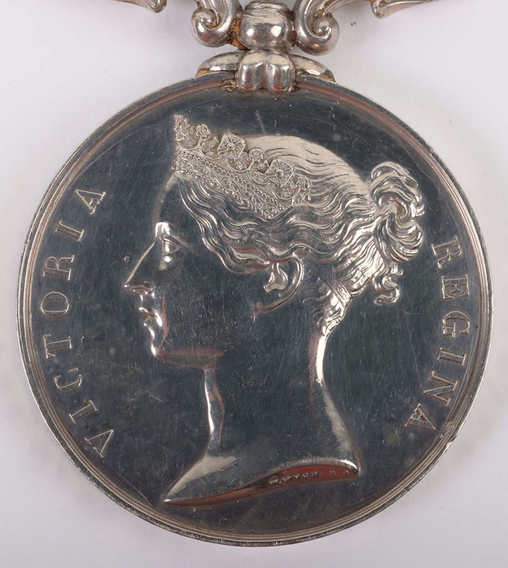 Fine Punjab Medal 1848-49 Awarded to a Captain in the 49th Bengal Native Infantry - Bild 5 aus 7
