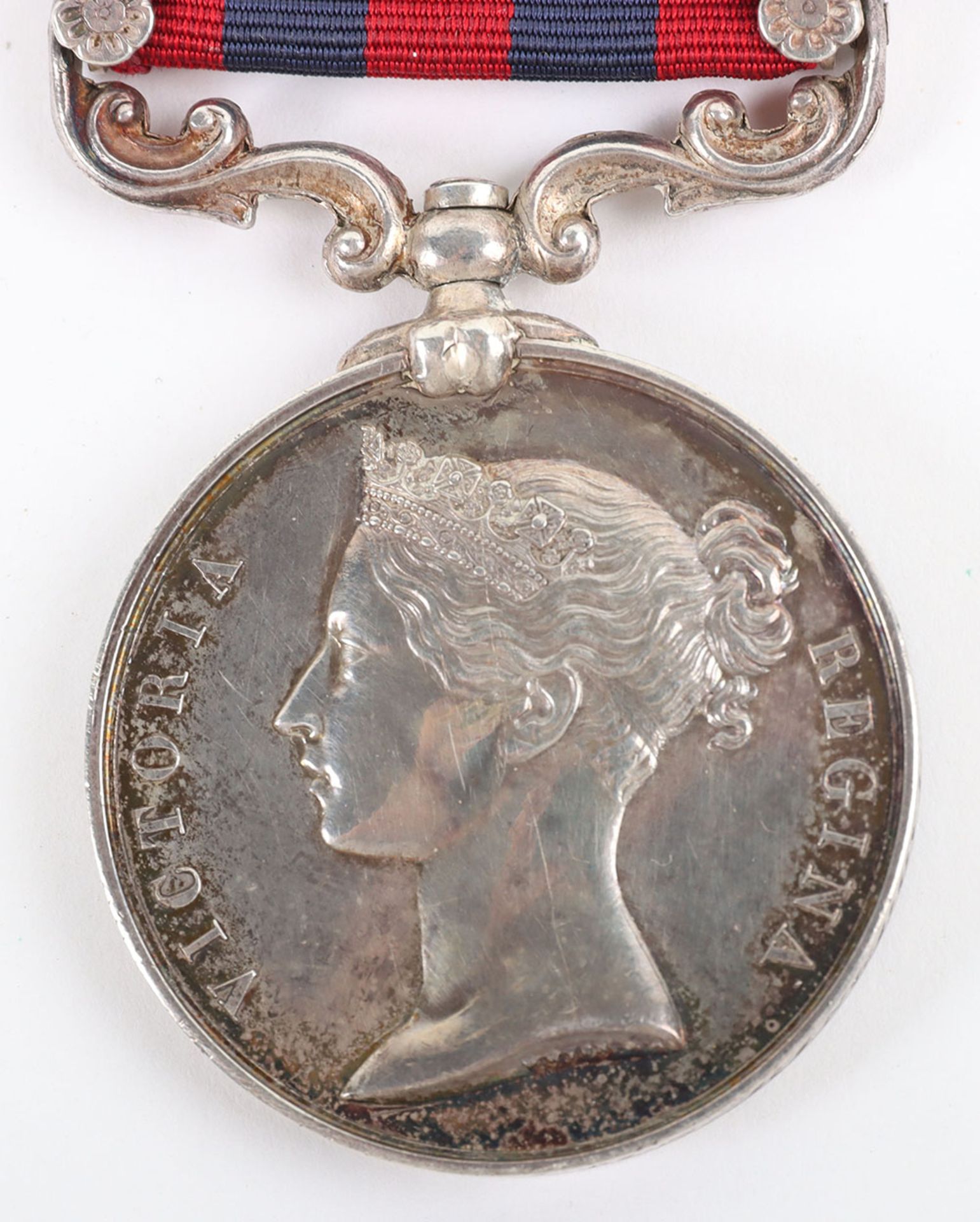 Indian General Service Medal 1854-95 for Perak HMS Ringdove - Bild 2 aus 5