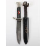 Third Reich Hitler Youth Boys Dagger by Klittermann & Moog