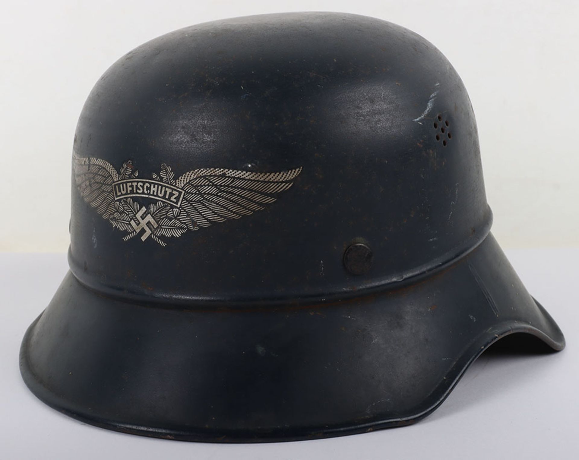 WW2 German Luftschutz Helmet - Bild 7 aus 9