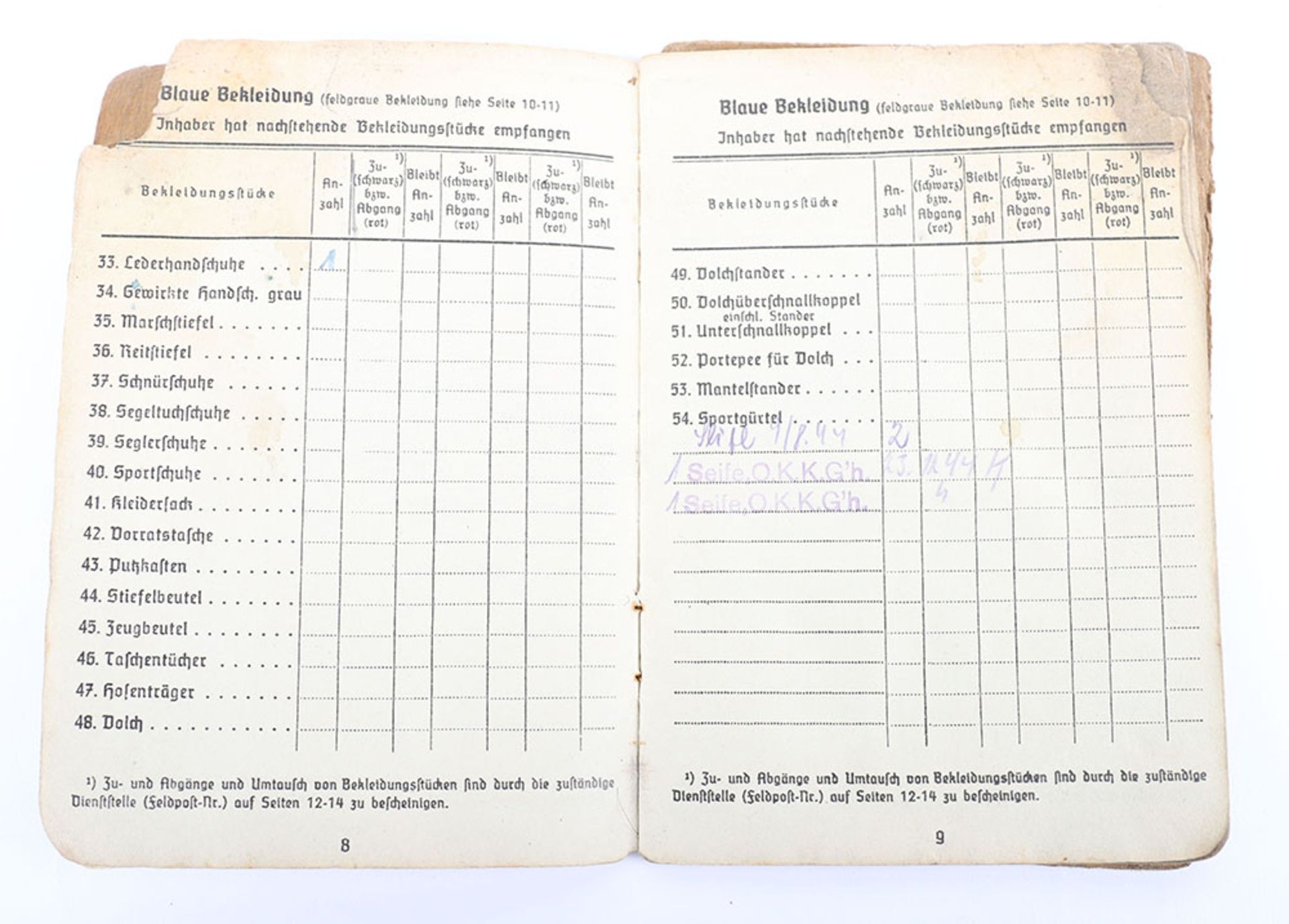 WW2 German Kriegsmarine Officers Awards, Insignia and Paperwork Grouping of Kapitanleutnant Otto Sey - Bild 9 aus 56