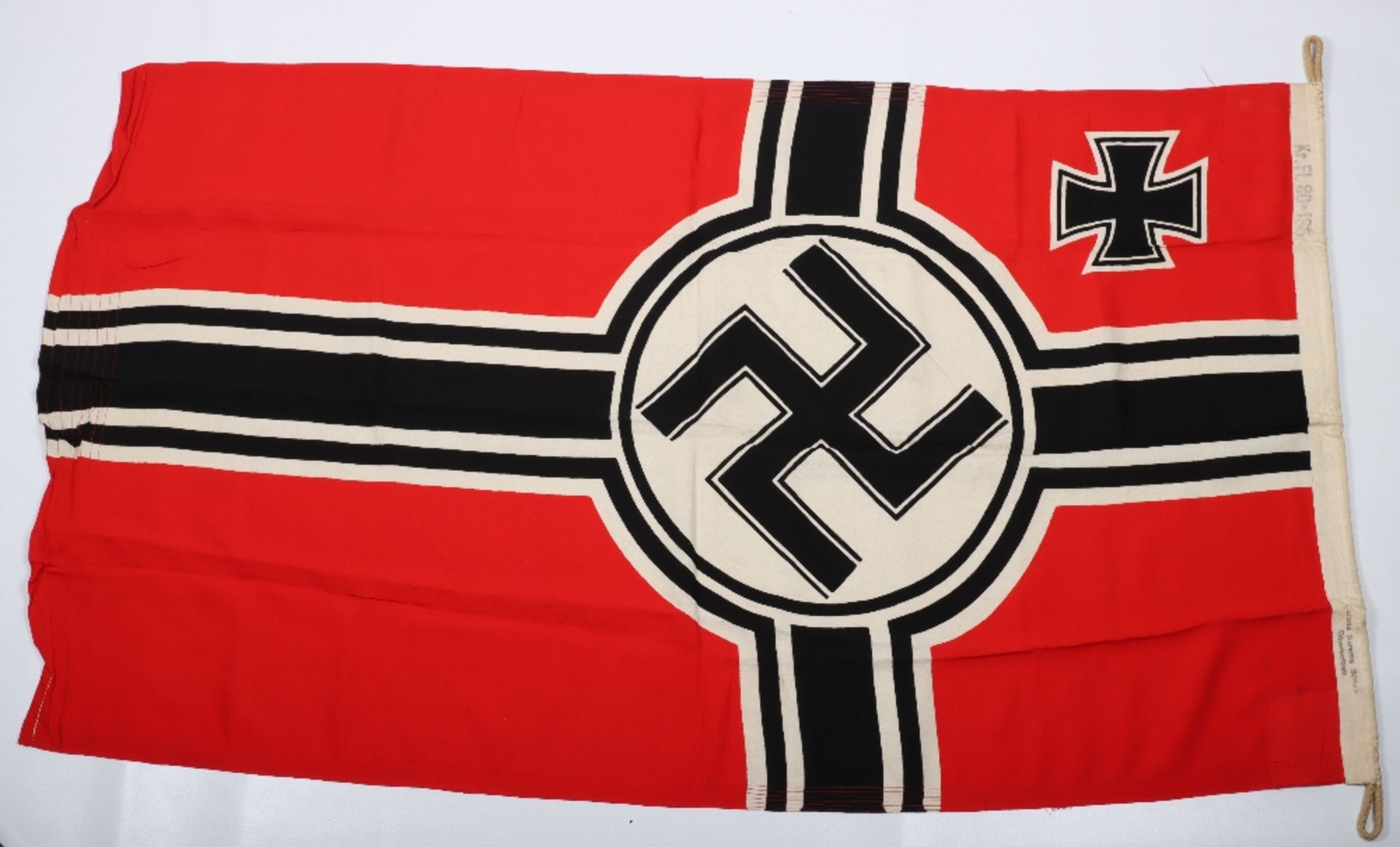 Mint Un-Issued WW2 German Battle Flag (Reichskriegsflagge) - Bild 11 aus 11
