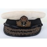 Historically Important Royal Navy Peaked Cap of Admiral of the Fleet The Right Honourable Louis Moun