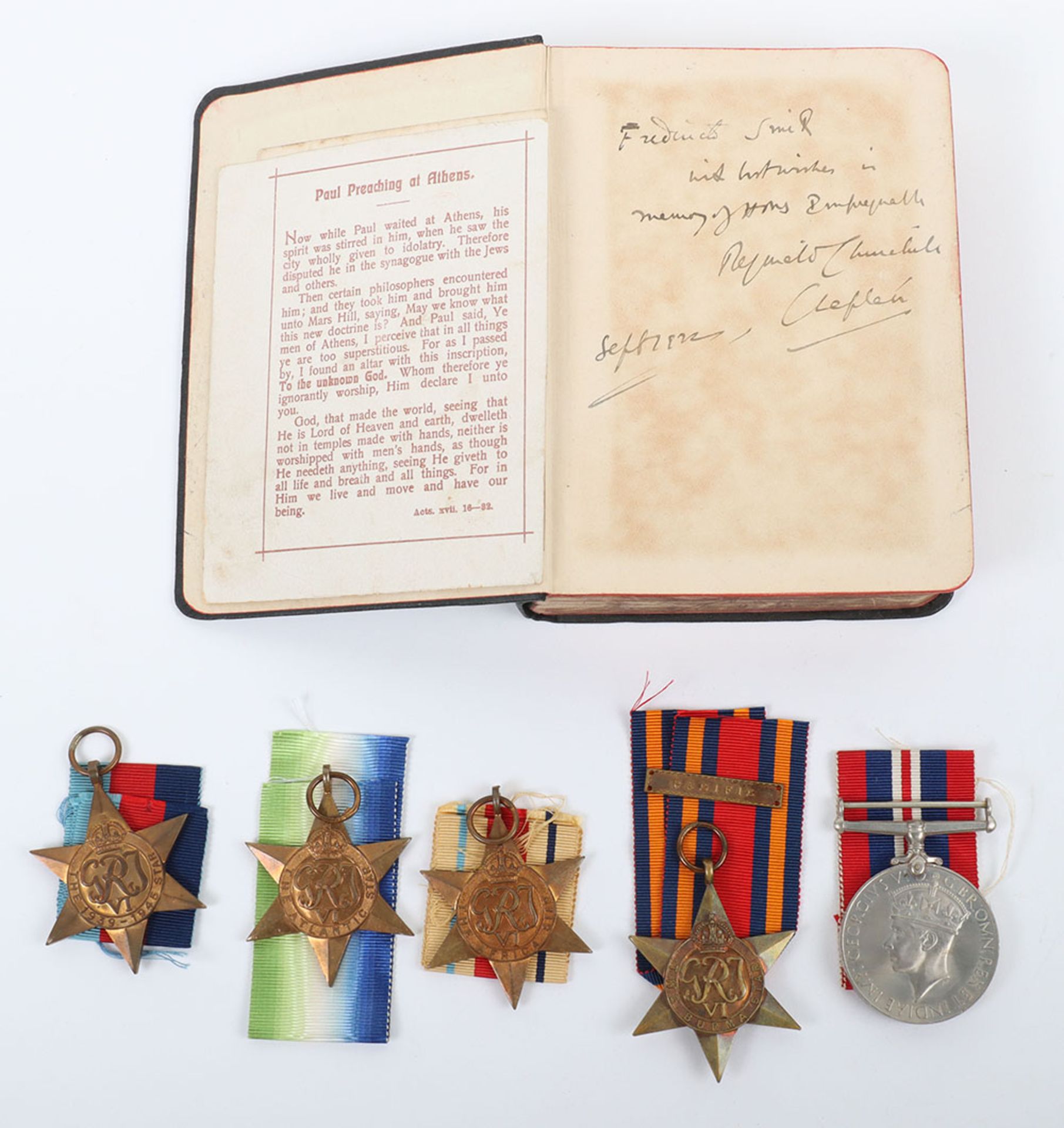 A Well-Documented WW2 Submarine Service Mention in Despatches Medal Group of Six Attributed to C/JX - Image 10 of 10