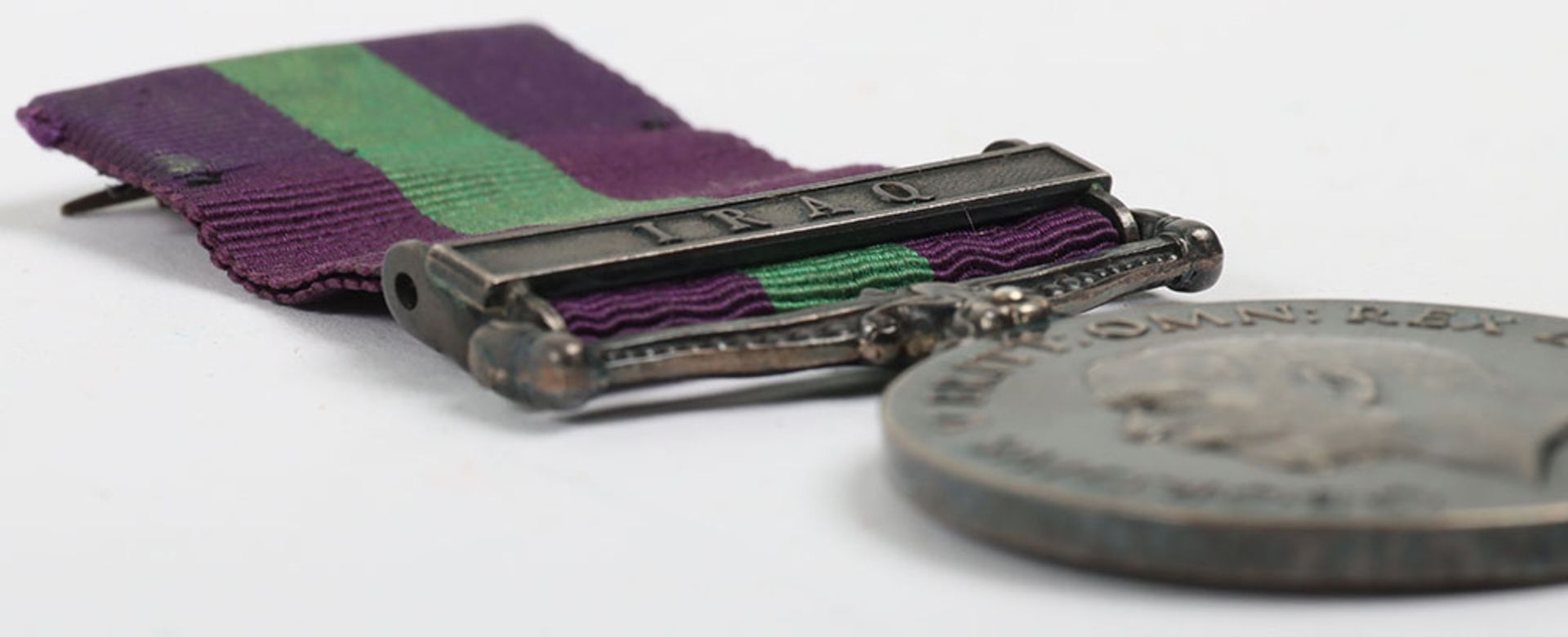 General Service Medal 1918-62 Iraq Northumberland Fusiliers - Bild 5 aus 6