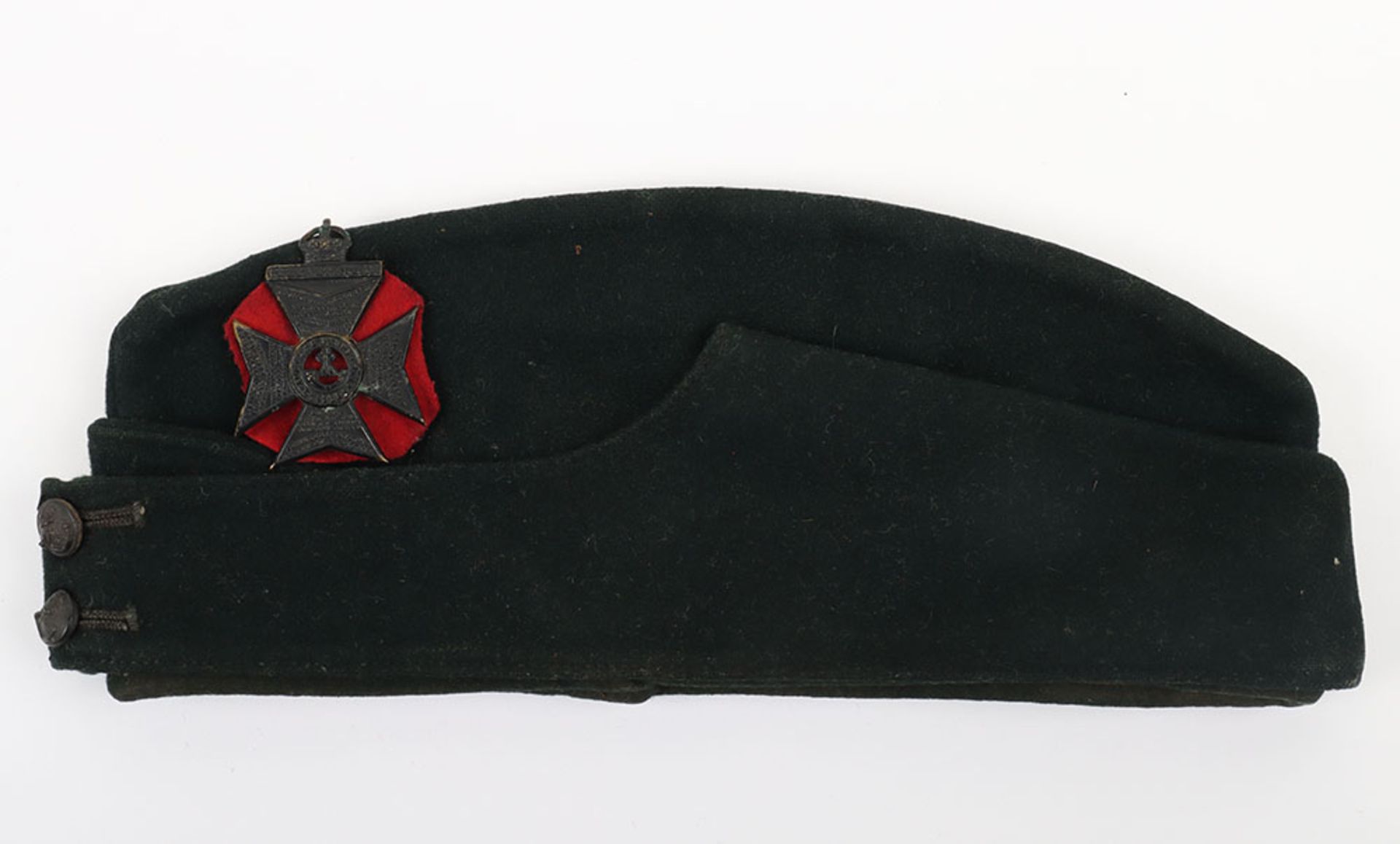 WW2 KRRC Coloured Field Service Cap