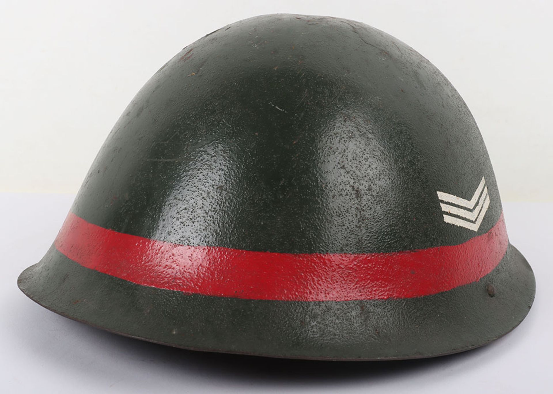 British Post 1945 Military Police Sergeants MKIV Steel Helmet - Bild 7 aus 17