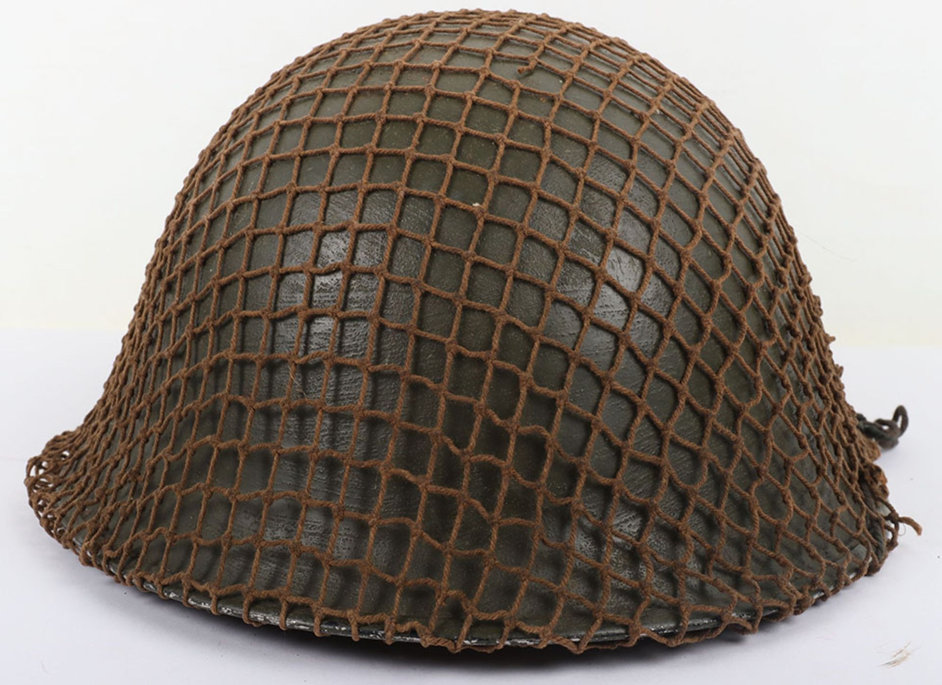 British Post 1945 Military Police Sergeants MKIV Steel Helmet - Bild 11 aus 17