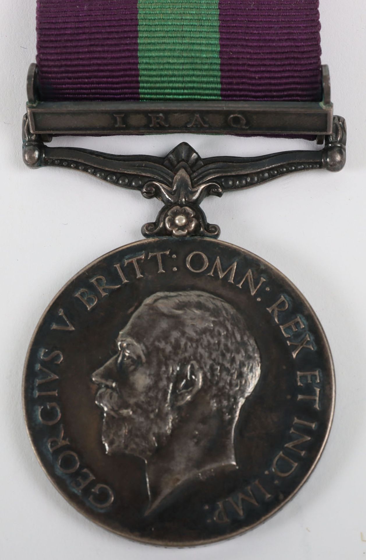 General Service Medal 1918-62 Iraq Northumberland Fusiliers - Image 2 of 6