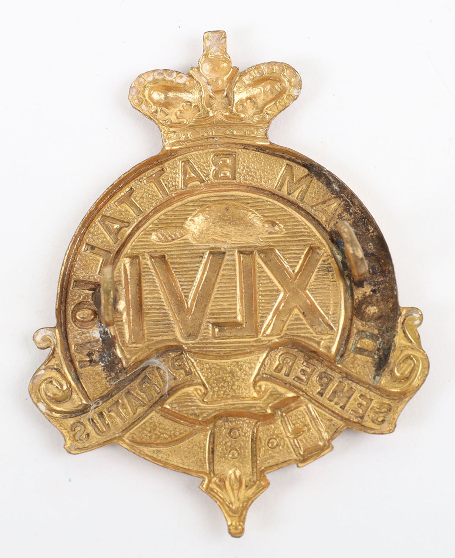 Canadian Militia 46th Durham Regiment Cap Badge - Image 2 of 2