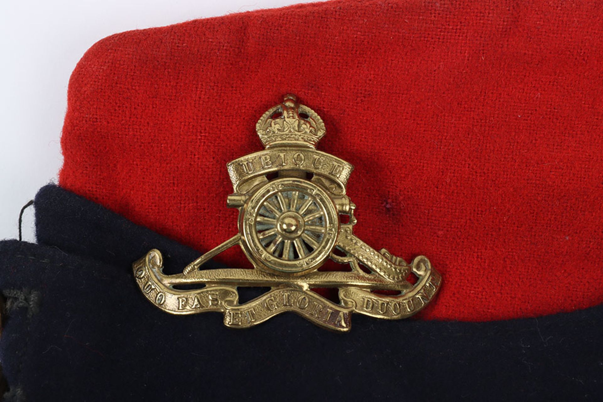 WW2 KRRC Coloured Field Service Cap - Image 7 of 10