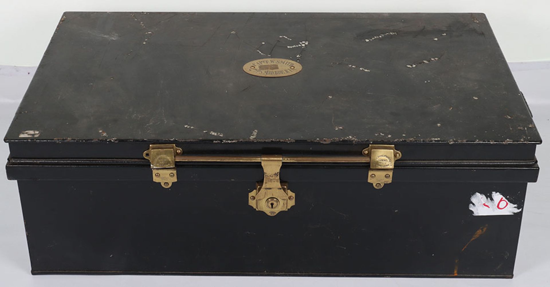 Large WW1 British Military Uniform and Equipment Trunk of Captain F W Smith 2nd South Middlesex Brig