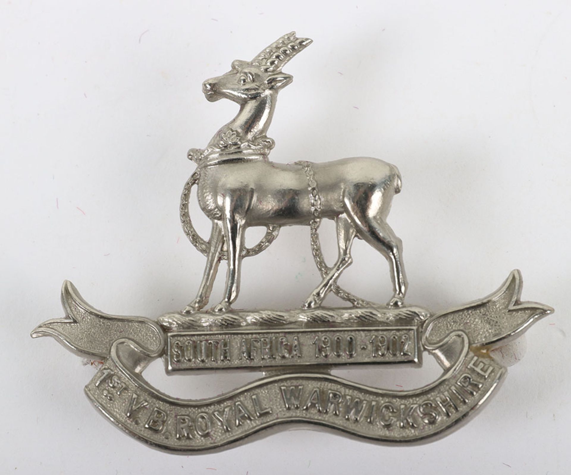 1st Volunteer Battalion Royal Warwickshire Regiment Cap Badge