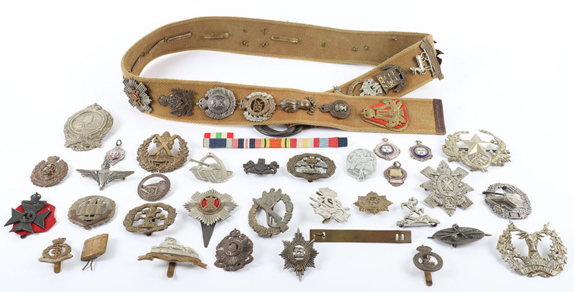 Grouping of British Military Cap Badges