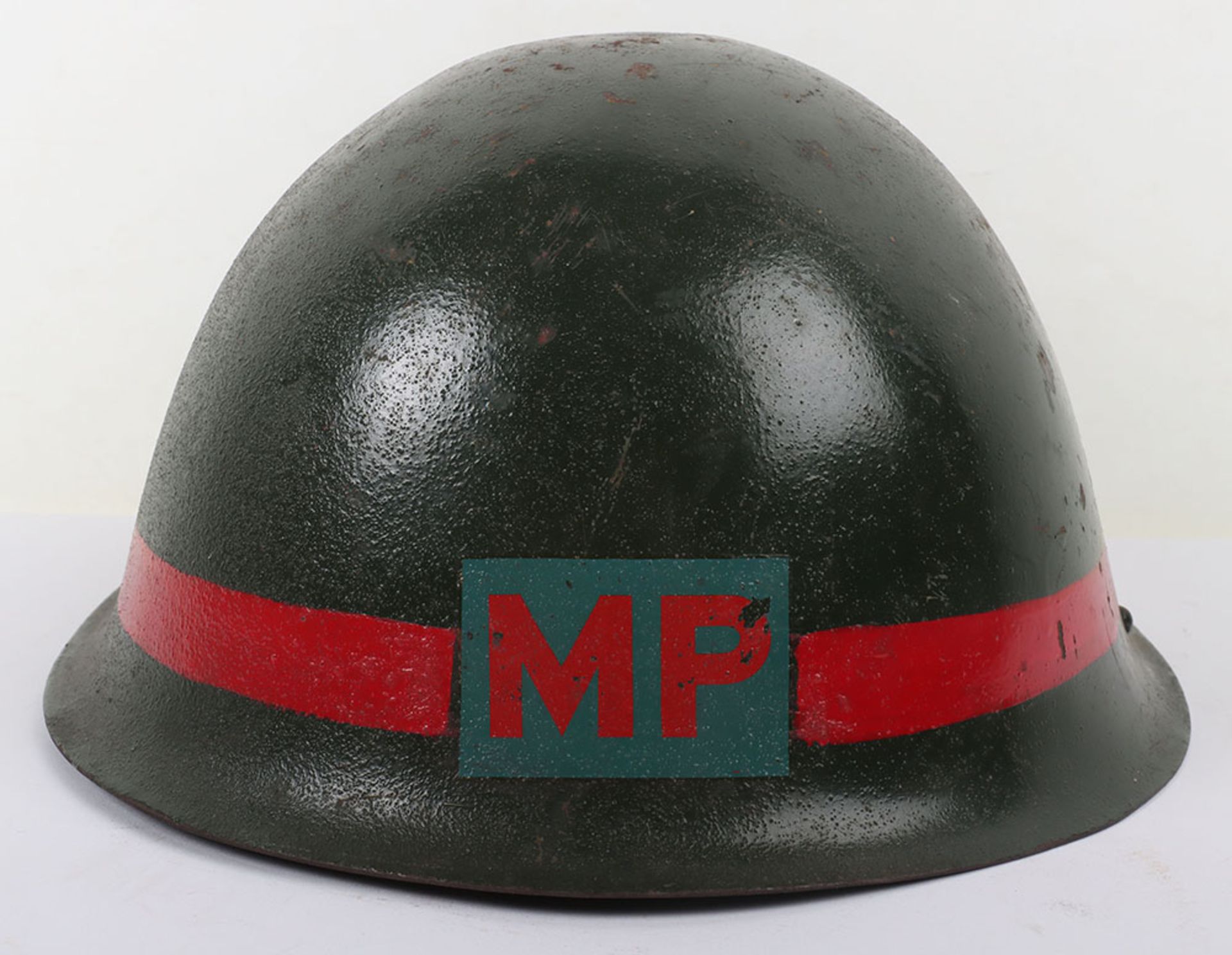British Post 1945 Military Police Sergeants MKIV Steel Helmet