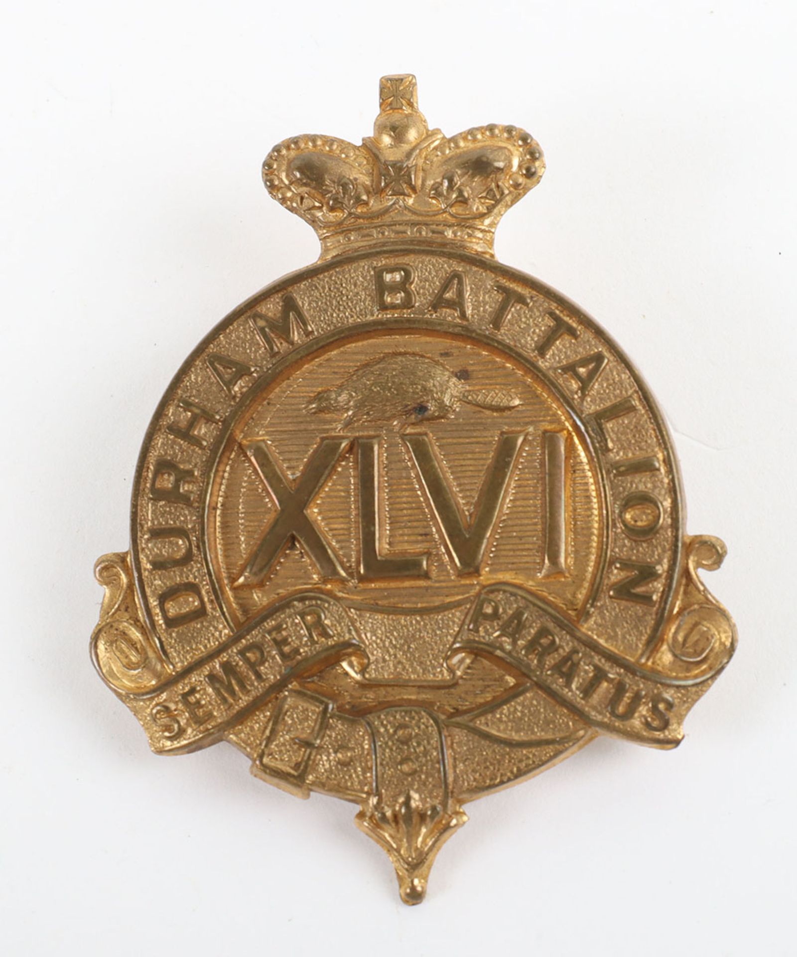 Canadian Militia 46th Durham Regiment Cap Badge