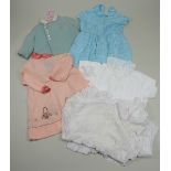 Collection of children’s clothing,
