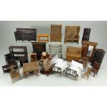 Collection of Dolls house furniture,