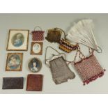 Collection of miniature dolls accessories,