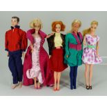 Collection of vintage Mattel dolls, 1960s/70s,