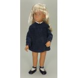 Rare Sasha Trendon Ltd Blonde girl doll in original Blue Cord outfit, English 1969,