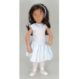 Sasha Trendon Ltd Brunette girl doll in original Dancing Dress outfit, English 1983-86,