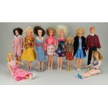 Collection of various vintage dolls, 1960s/70s,