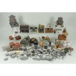 Collection of dolls house accessories, mainly 1870-90,
