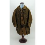 Boys brown flannel jacket, circa 1900,