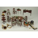 Dining room 1/12th scale Dolls house furniture,