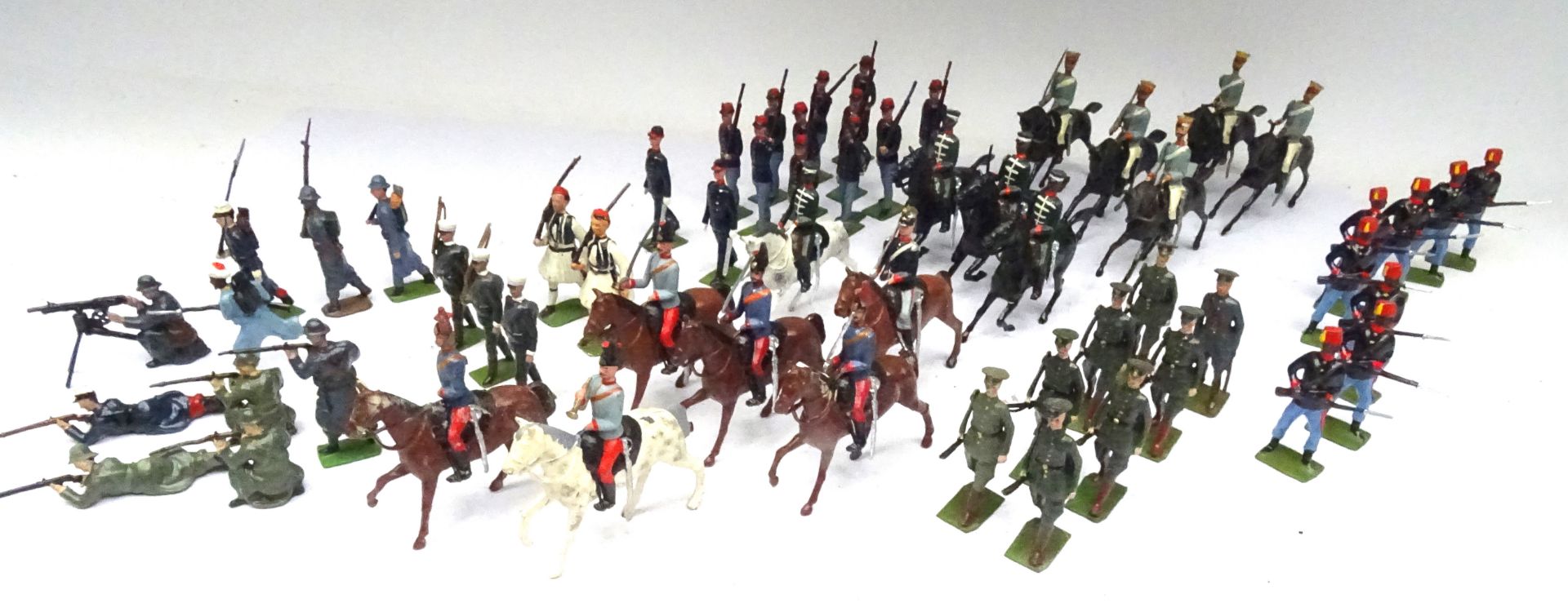 Britains Foreign troops, repainted, Cavalry, Austrian Lancers