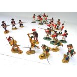 Britains matte series American Revolution mostly British Forces