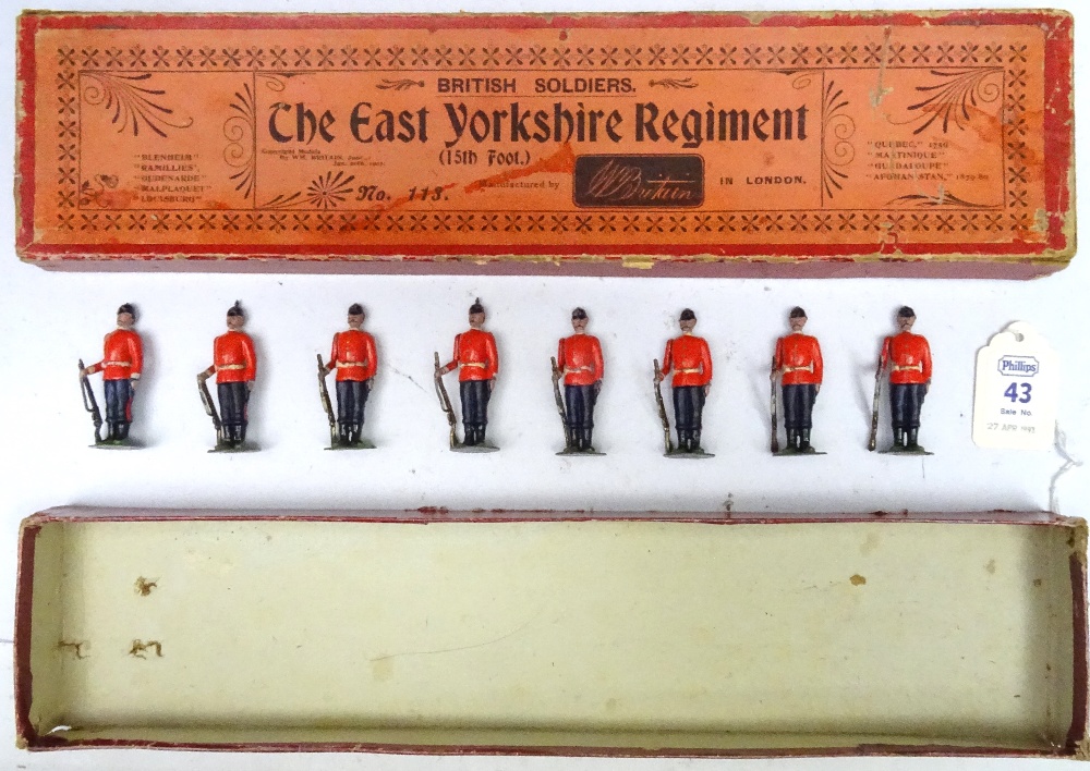 Britains set 113, East Yorkshire Regiment