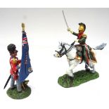 Britains matte series Napoleonic sets 36016 French mounted Officer of 4th Lancers