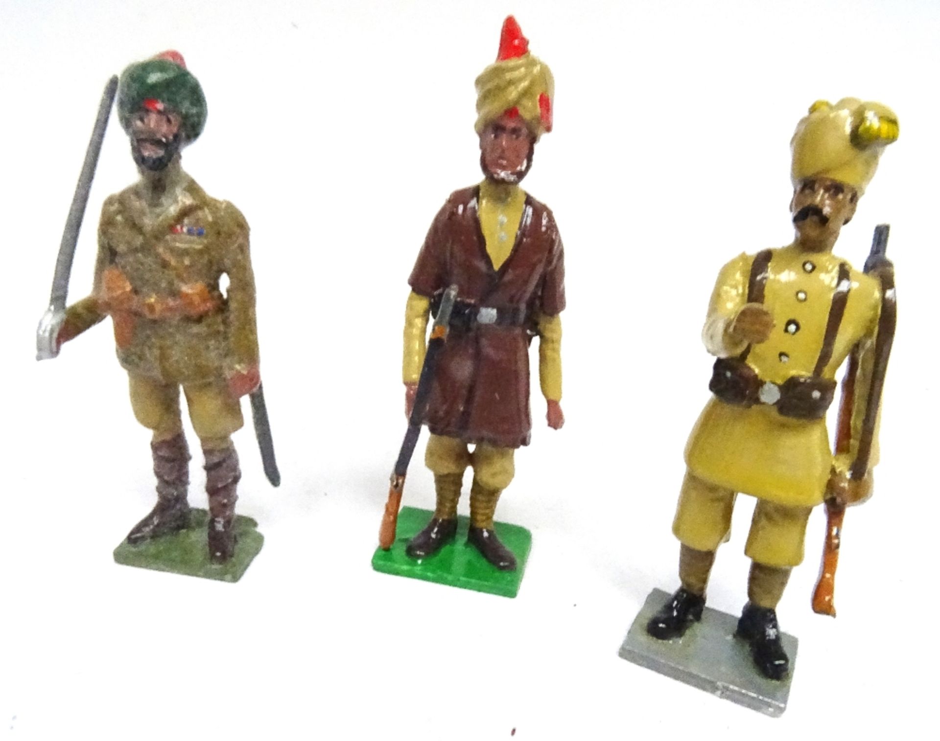 British Indian Army New Toy Soldiers with Maxim and Lewis Guns - Image 4 of 10