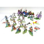 Britains plastic Swoppet Knights