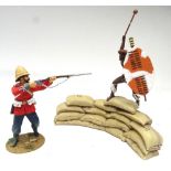 Britains matte series Zulu Wars set 20030 "Breaching the Wall"